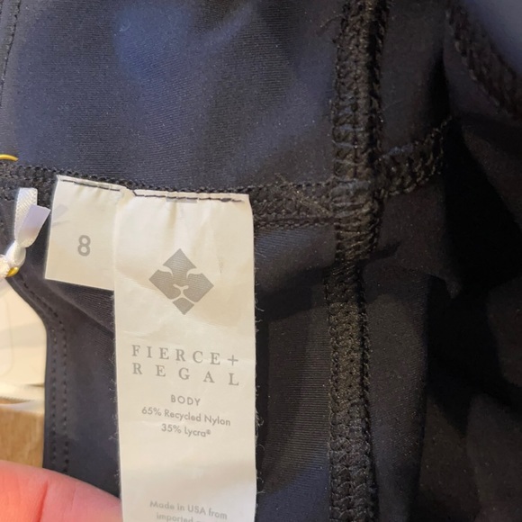 Fierce + Regal The Zippered Leggings Size 8 - Picture 7 of 9